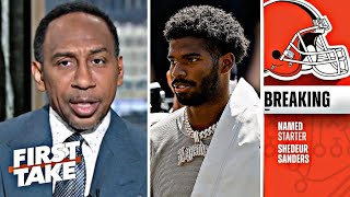 🔥FIRST TAKE | Stephen A. Smith believes Shedeur Sanders will start for Cleveland Browns in Week 1