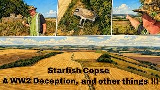 Starfish copse.  WW2 deception site and a place of rememberance