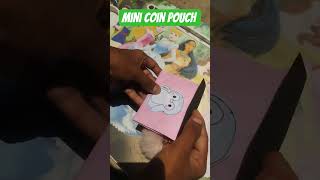 mini coin pouch #how to make mini coin pouch from paper #short #craft