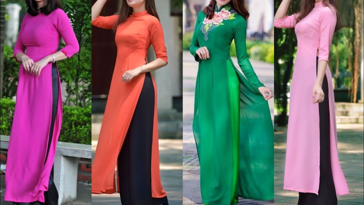 2020 Long Kurti Design|Ao Dai Vietnamese Traditional Dress|Long Kurti ...