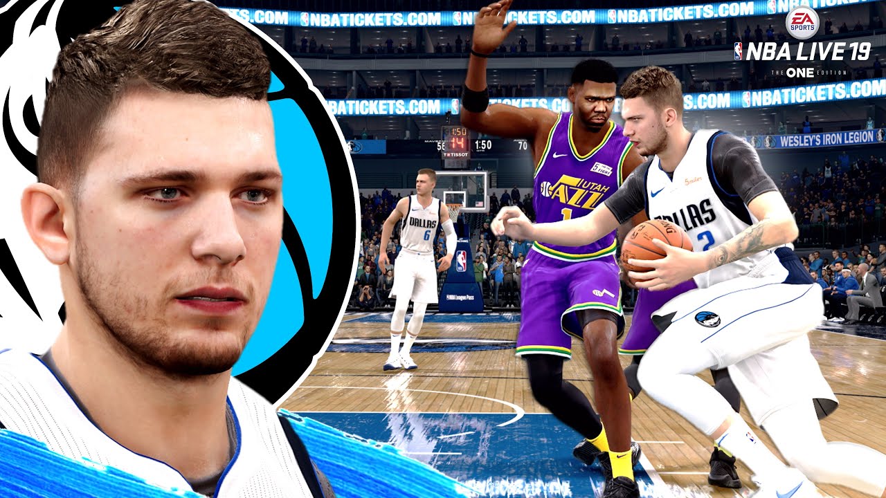 NBA LIVE 19 My Career | 2-Way Playmaker Build a Menace to Luka Doncic ep.2