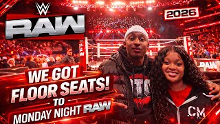 WE GOT FLOOR SEATS TO WWE MONDAY NIGHT RAW!?! (VLOG)