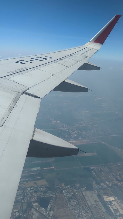 BOM To BKK | AirIndia AI-0354 | Flying Above Bangkok | Part 4 | #shorts