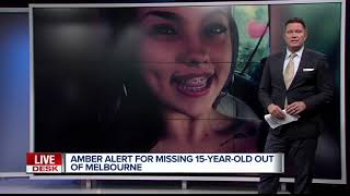 Amber Alert issued for missing Melbourne teen