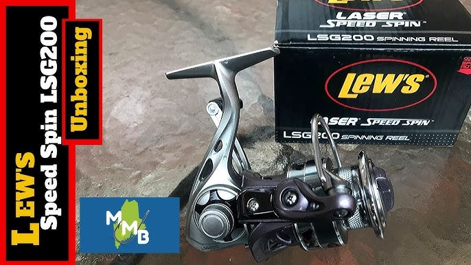 Lews Laser SG Speed Spin Spinning Reel with Andrew Upshaw