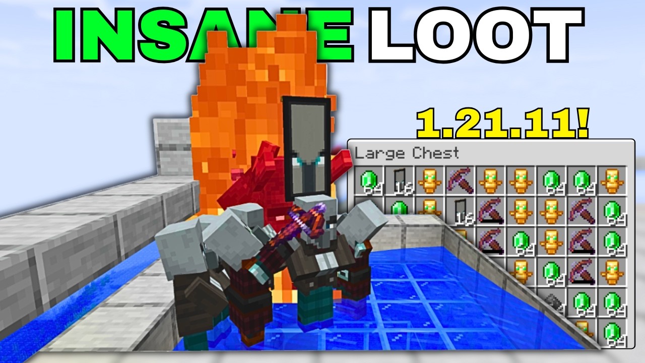 NEW UPDATED Minecraft Raid Farm 1.21.11+ Tutorial