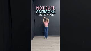 #NOTCUTEANYMORE by #ILLIT Dance TUTORIAL | Slow speed 75% + mirrored