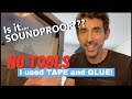 I built a Vocal Booth with NO power tools! BUT IS IT SOUNDPROOF??