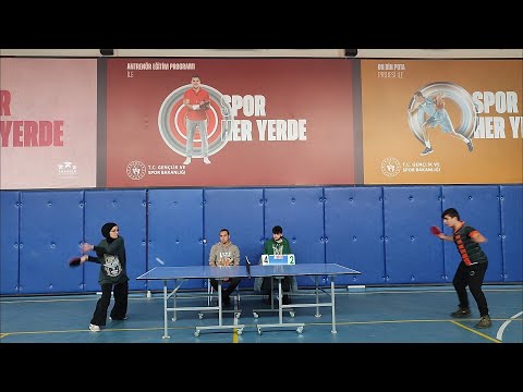 2022 Çubuk Yıldırım Beyazıt Anadolu Lisesi Masa Tenisi Turnuva Finali (Mikail-İrem)