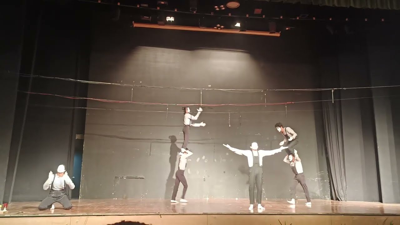 1st position Circus Mime Kurukshetra University Team AIU North West Zone Youth Festival