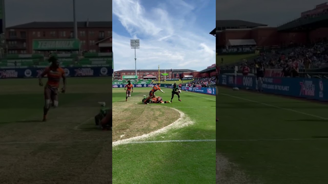 D'Montae Noble & Kevon Williams OLY are on stoppable 🤝 together on the field | Premier Rugby Sevens