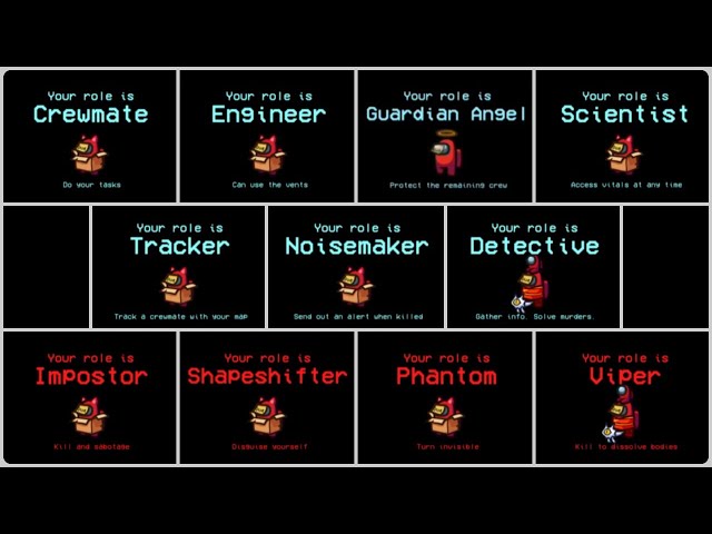 All roles sound effects (part 3) | Among Us