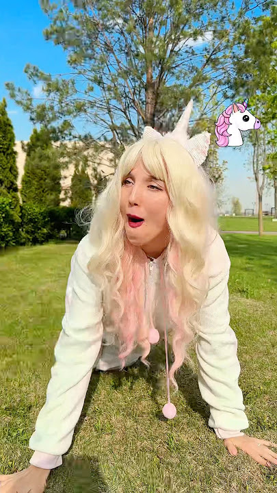 cute unicorn in the wild 💞🦄 #AniDich #pikachu #cute #unicorn #wild #joke