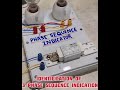 Identification Of 3 Phase Sequence Indication information choke and bulb ITI Electrician project