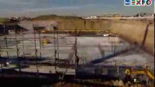Il Cantiere di Expo Milano 2015 dall'alto