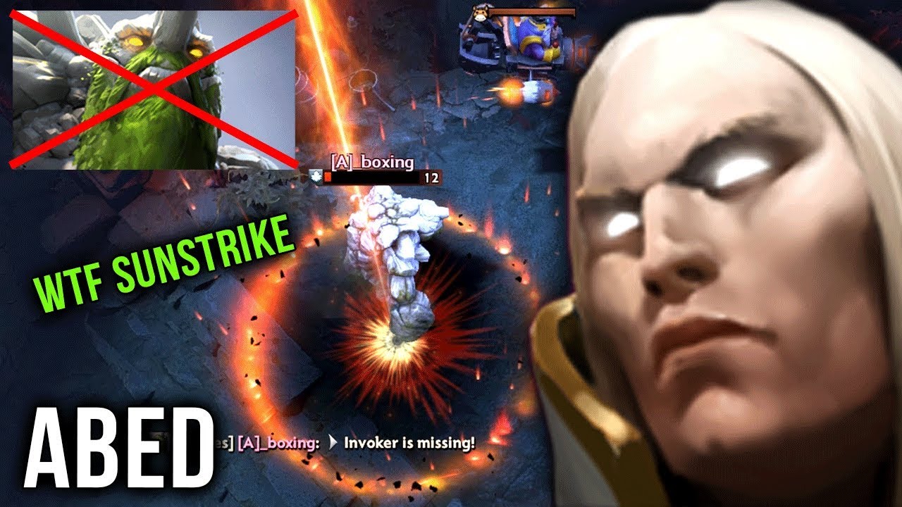 Abed Back To His Best Hero Invoker Wtf Insane Sunstrike Prediction Dota 2
