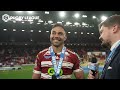 Wigan's Matt Peet & Bevan French React To 2024 Betfred Super League Grand Final Win