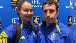 Boston Marathon Expo 🦄| Run with us! 🏃‍♀️&amp; a five guys 🍔