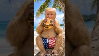 Monkey on Vacation He is burger  ! Putin Can’t Believe His #funny #funnyshorts #comedy Profile