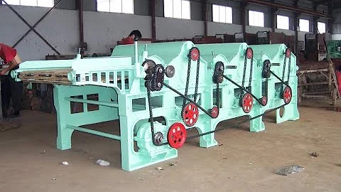 Flax fiber opening machine for yarn making