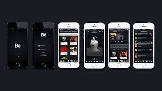 Speed Art - Behance Portfolio App Concept | ItsNotAwayz