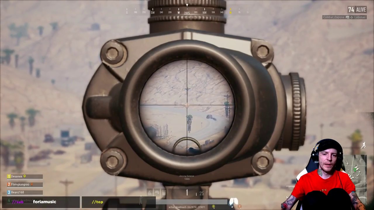 Deadmau5's Unbelievable Shot Playing PUBG On Twitch Live Clip (Twitch Highlight) (PUBG Funny Moments