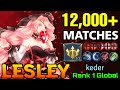 Insane 12,000+ Matches Lesley!! U Can't Run From My Sniper! - Top 1 Global Lesley by keder - MLBB