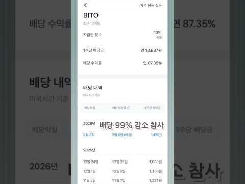 한달만에 배당금 99% 삭감에 주가 반토막