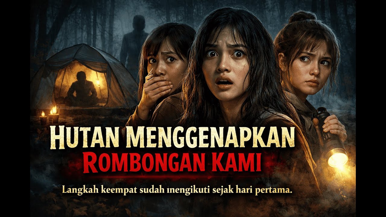 CERITA HOROR : HUTAN MENGGENAPKAN ROMBONGAN KAMI!! #ceritahantu #kisahseramnetizen #horror #creepy