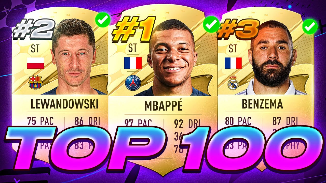 OFFICIAL TOP 100 PLAYERS FIFA 23🔝 Best Fifa 23 Ratings🔥 YouTube