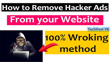 How to Remove Virus/Malware from WordPress Website| Remove Hacker  Ads | Free method  _ TechHost VK