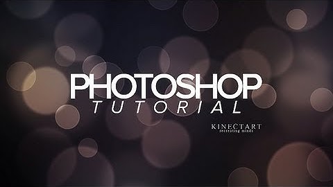 Tutorial | Photoshop | Graphic Bokeh