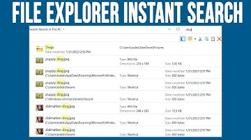 The New File Explorer Instant Search Feature