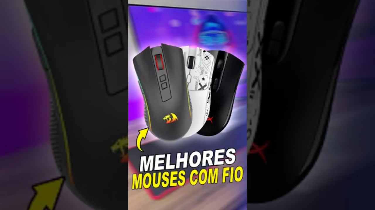 Top 3 Melhores Mouses com Fio Custo Benefício 2025!