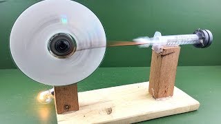 How To Make Free Energy Steam Engine Generator With Magnets Using DC Motor Experiments at Home