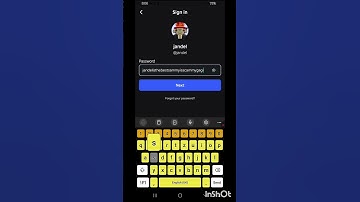 Jandel logging into his account be like!!