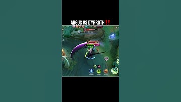 Argus vs dyrroth #shorts #mobilelegends #argus #dyrroth #mlbb