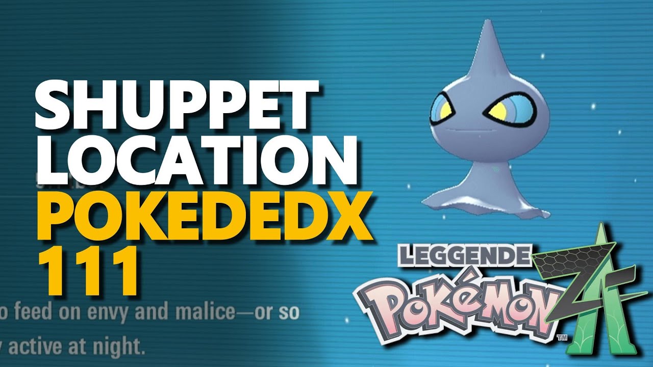 Shuppet Location Pokemon Legends Z-A Pokededx 111