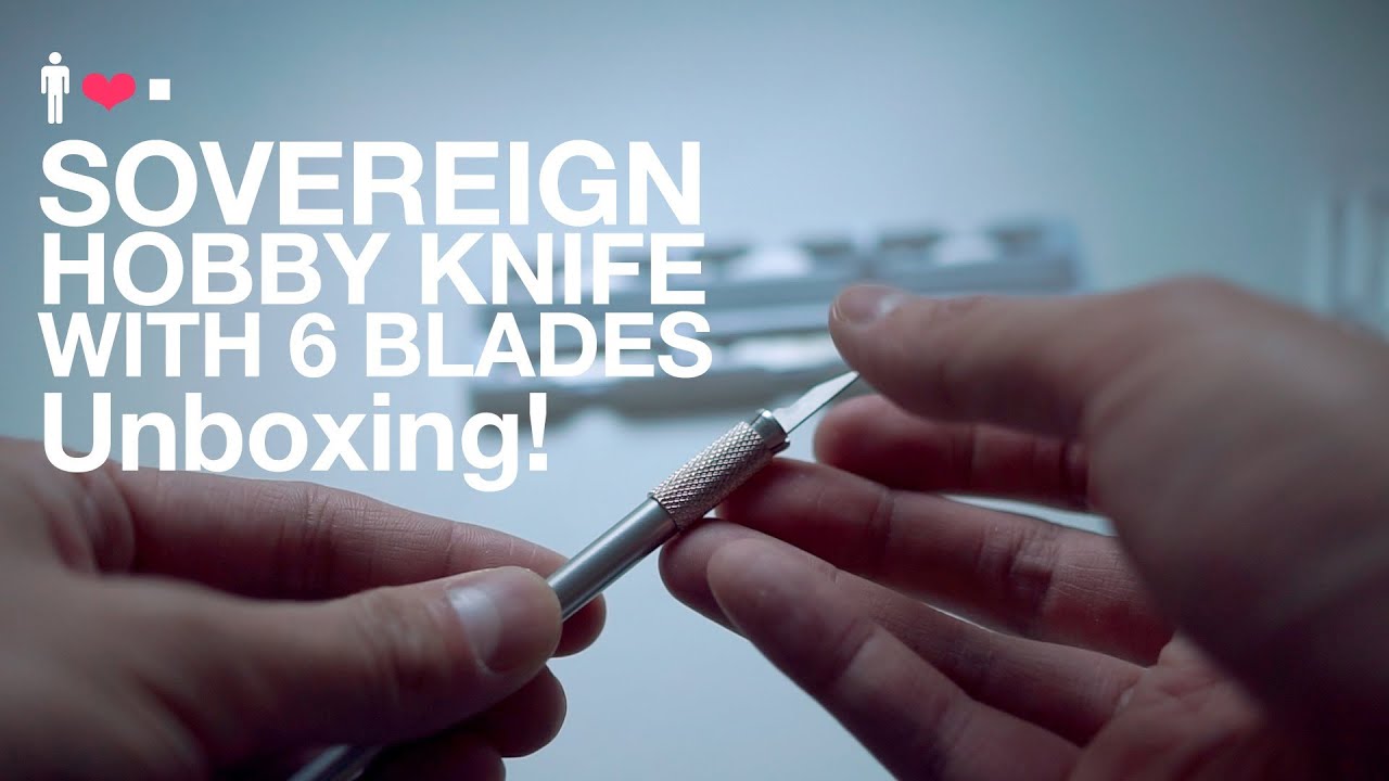 Sovereign Hobby Knife With 6 Assorted Blades Unboxing