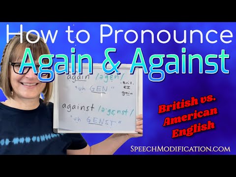 How to pronounce again