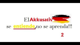 Akkusativ (explicación con ejercicio)