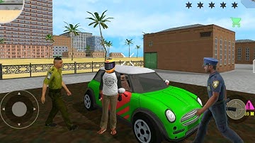 New Miami Crime Vice Town - driving a mini cooper car #8 | Best Android Gameplay FHD