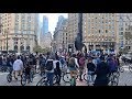 HUNDREDS of BMX RIDERS FLOOD NYC STREETS!