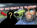 “Will he Smile” Strict DAD REACTS to my 2020 GT500!