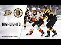 NHL Highlights | Ducks @ Bruins 10/14/19