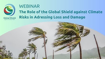 Webinar: The Role of the Global Shield in Addressing Loss and Damage