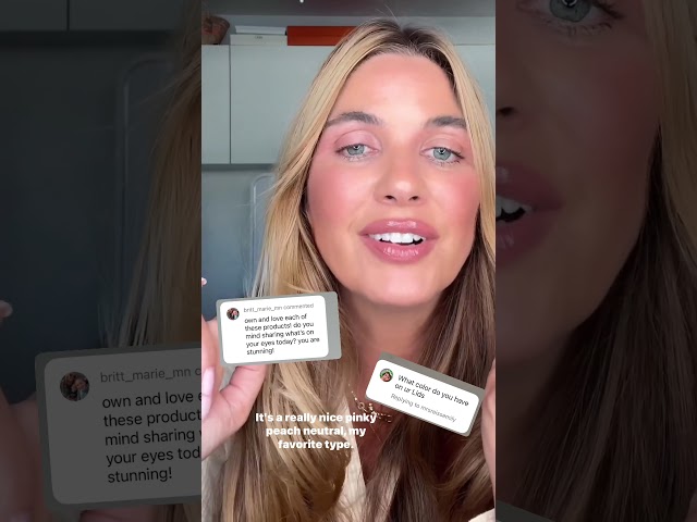 I get questions every time I wear this eyeshadow💞 #fallintoshorts