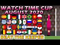 Beat The Keeper Watch Time Cup August 2020