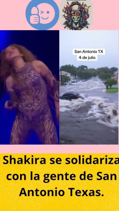 Shakira se solidariza con la gente de San Antonio Texas. #parati #