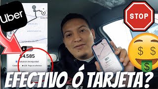 UBER  VIAJES EN EFECTIVO O TARJETA? LO QUE YO RECOMIENDO!